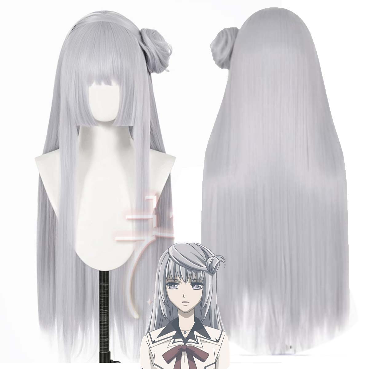 Cosplay Anime White Hair - Vrouwen Anime Vampire Knight Maria Akai