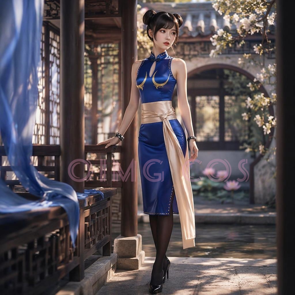 Anime Cosplay Events - Game Street Fighter Chun Li Cosplay-kostuum