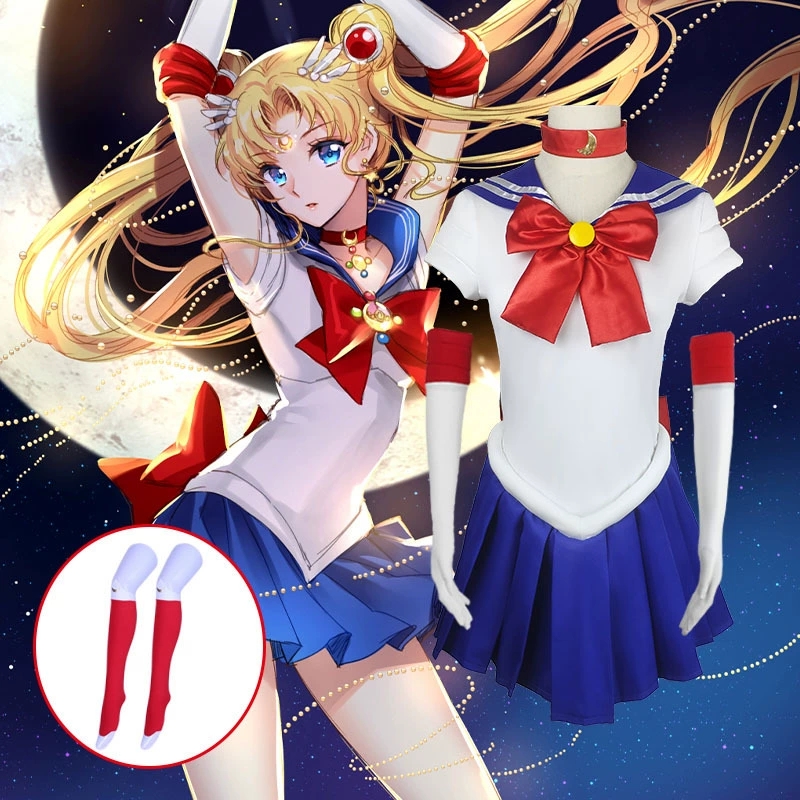 Anime Cosplay Kid - Volwassenen Kids Cosplay Anime Sailor Kostuum