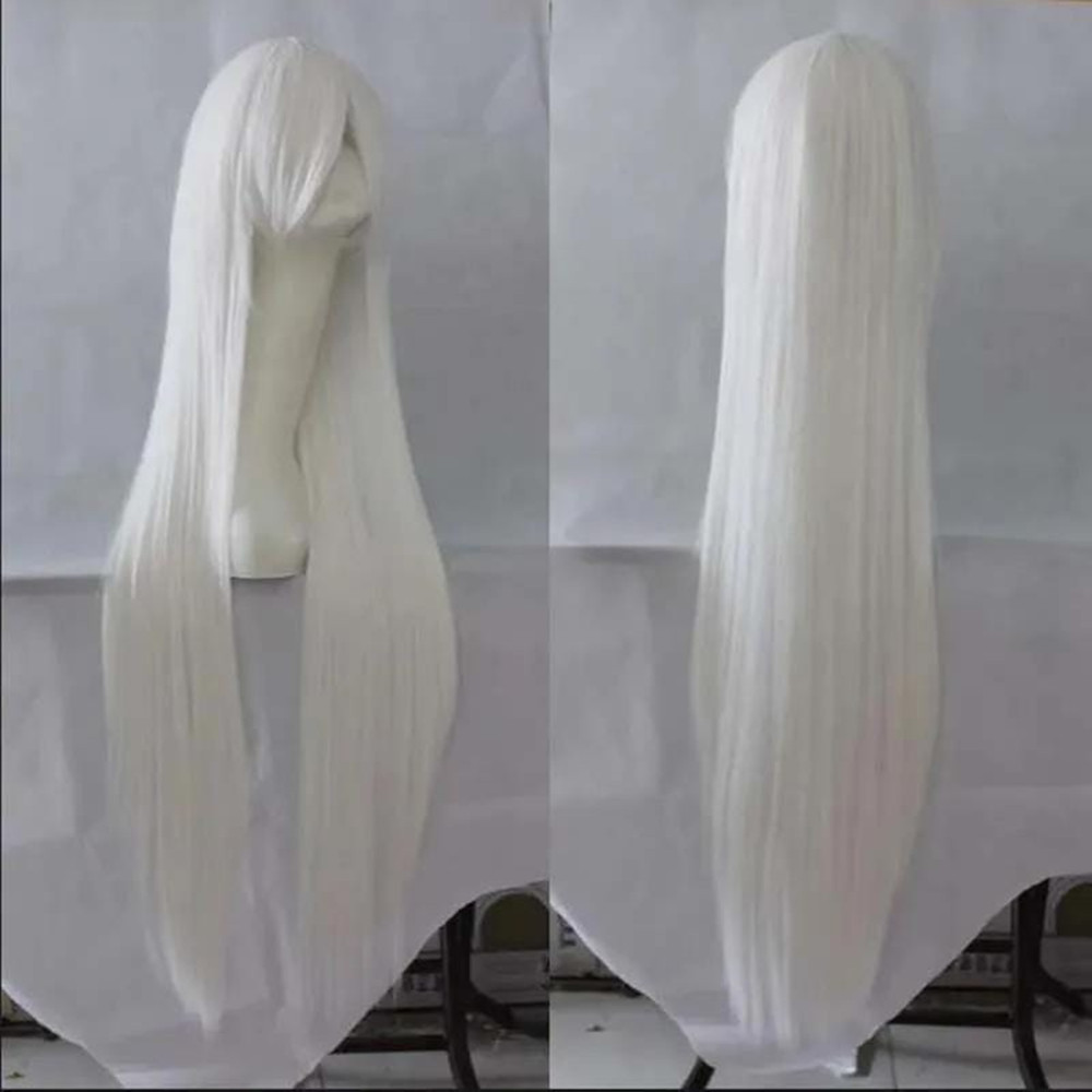 Cosplay Anime White Hair - 100 cm Touhou Project Fujiwara no