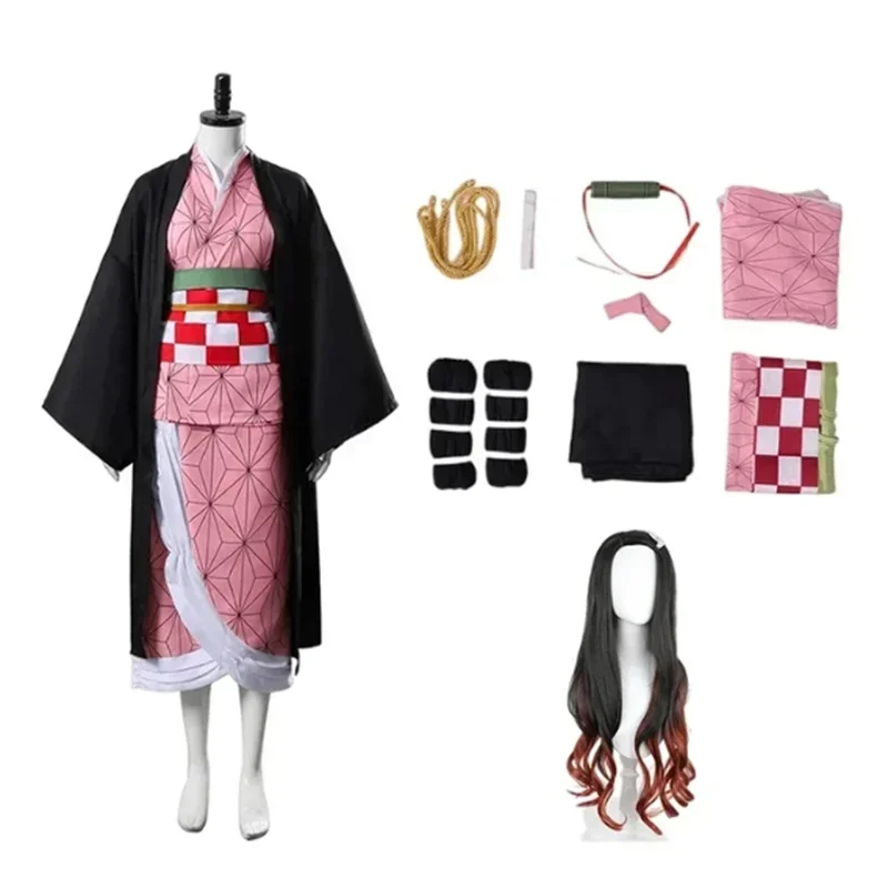 Anime Cosplay Nezuko - Womens Hauween Anime Demon Sayaer Nezuko