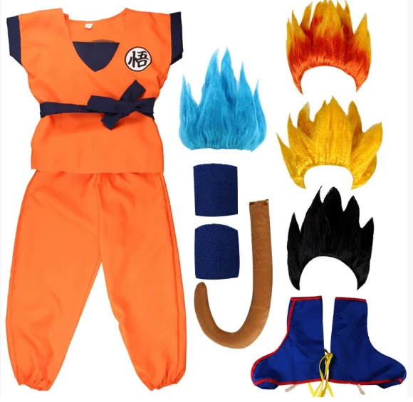 Anime Cosplay Kid - Halloween Volwassen Kinderpakken Son Goku Gui