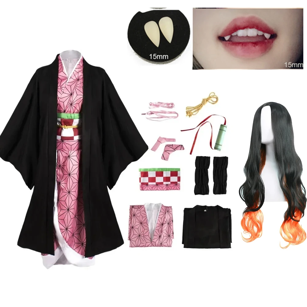 Anime Cosplay Nezuko - Halloween 2025 Anime Kimetsu Geen Yaiba