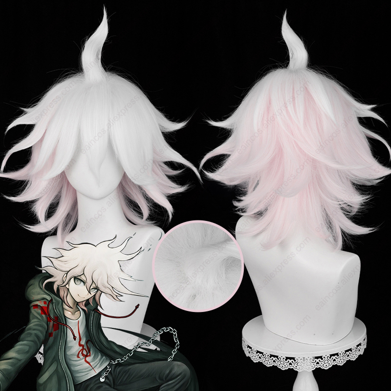 Anime Nagito Komaeda Cosplay P - Cosplay Anime White Hair recensie en prijs