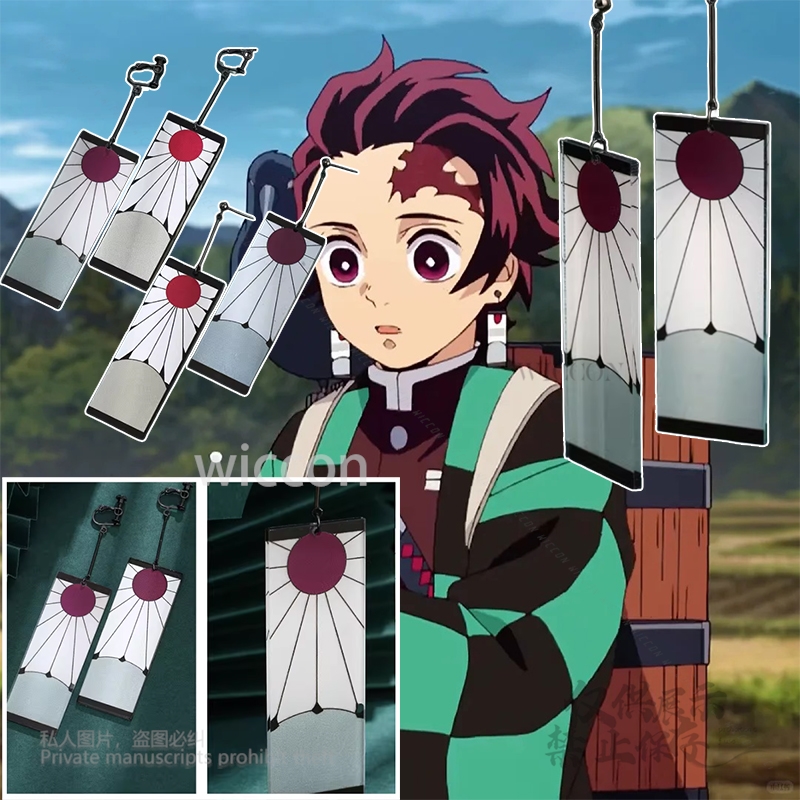 Acryl Oorbellen Oor Clips Stij - Anime Cosplay Demon Slayer recensie en prijs