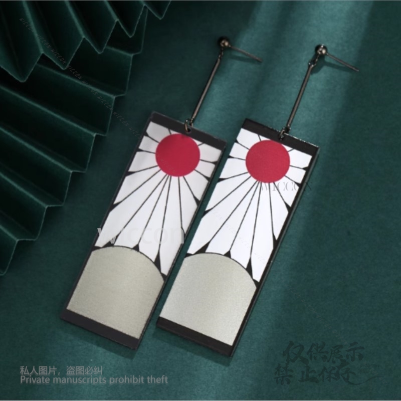Acryl Oorbellen Oor Clips Stij - Anime Cosplay Demon Slayer recensie en prijs