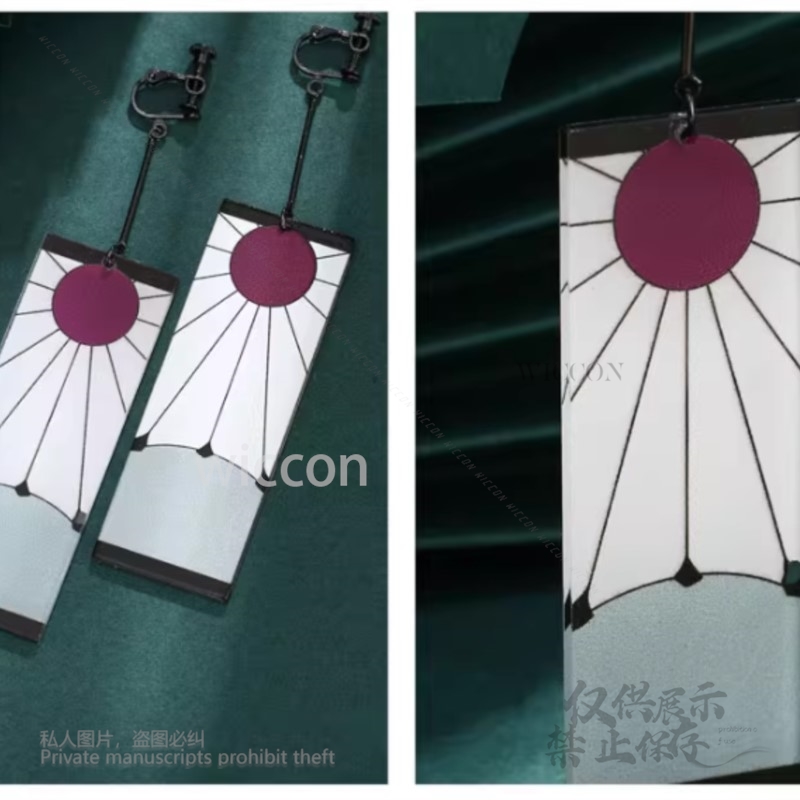 Acryl Oorbellen Oor Clips Stij - Anime Cosplay Demon Slayer recensie en prijs