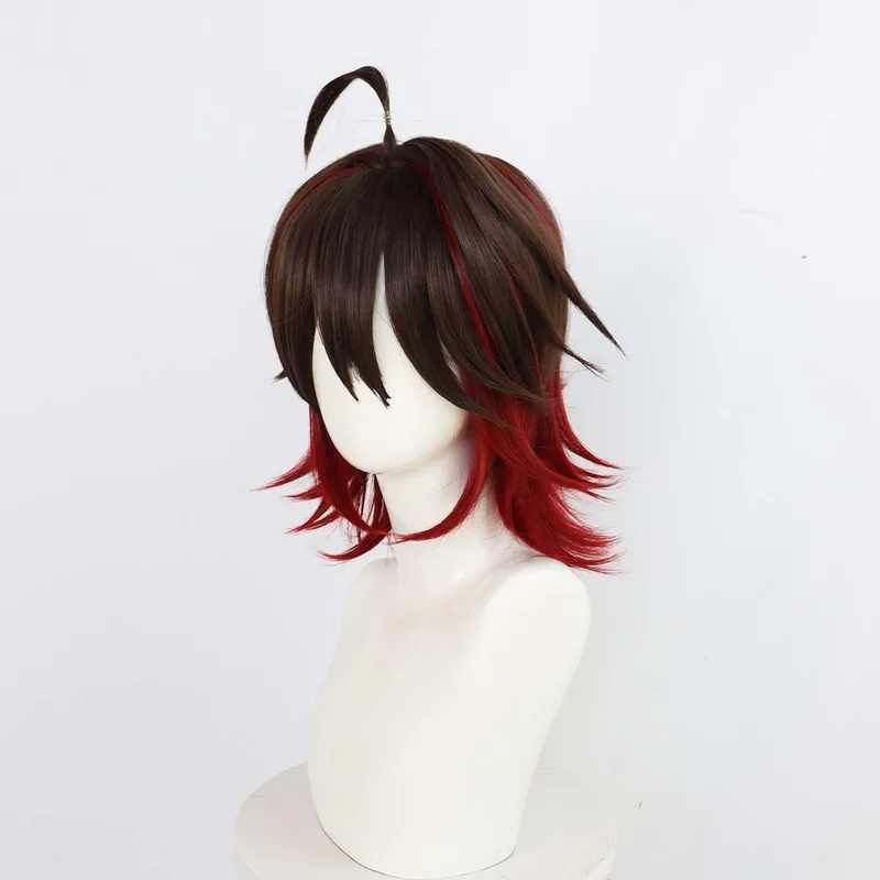 Le Cool Men Genshin Impact Gam - Anime Cosplay With Red Hair recensie en prijs