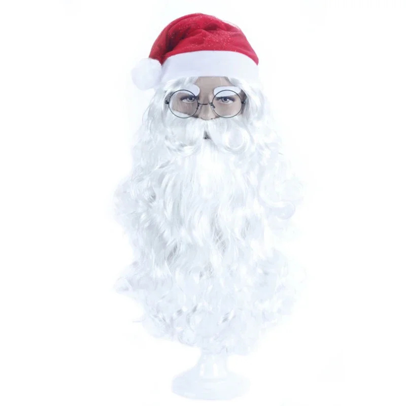 Kerstman Baard Pruik Wit Krull - Cosplay Anime White Hair recensie en prijs