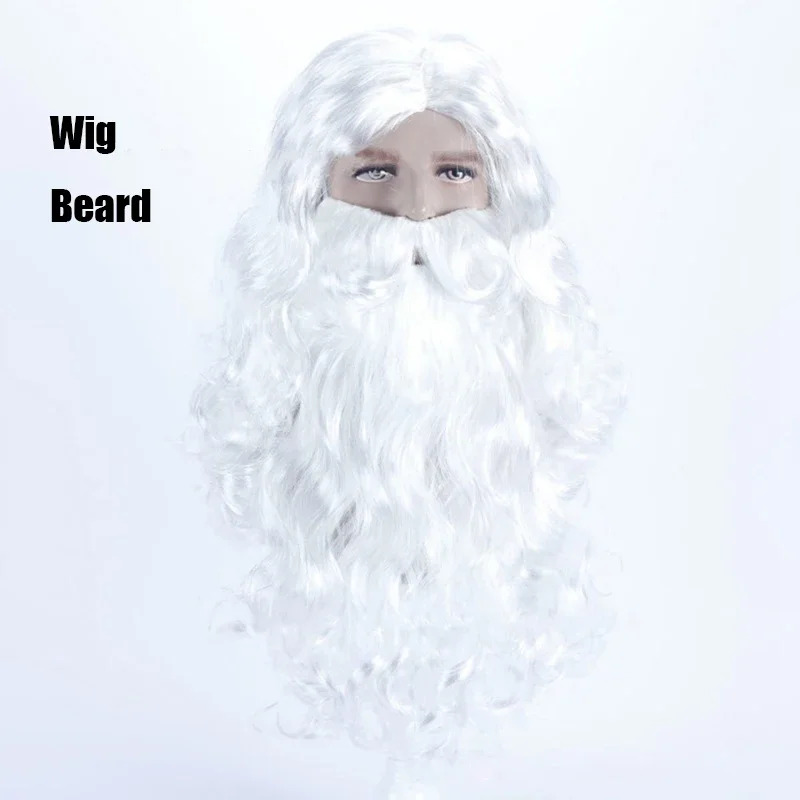 Kerstman Baard Pruik Wit Krull - Cosplay Anime White Hair recensie en prijs