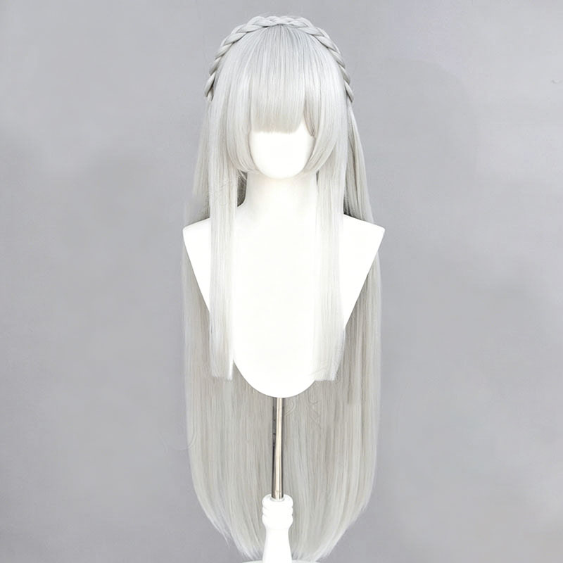 Anime Re:Zero Emilia Cosplay P - Cosplay Anime White Hair recensie en prijs