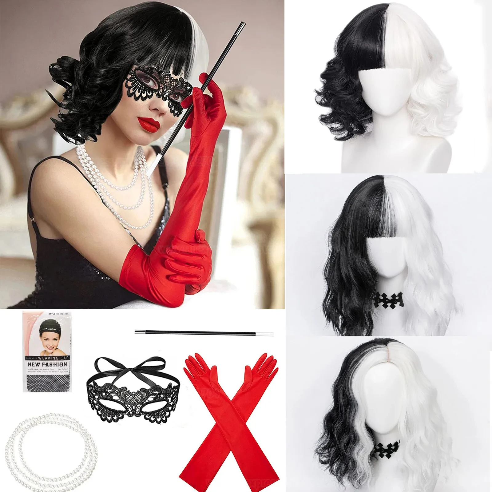 Convention Anime Cruella de Vi - Cosplay Anime White Hair recensie en prijs