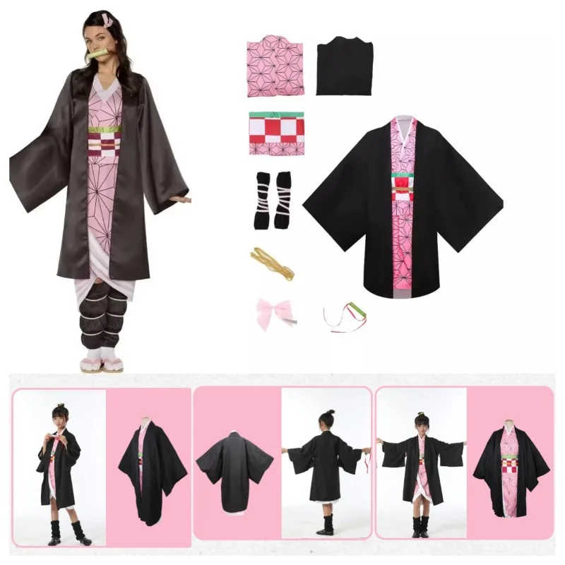 Halloween Anime Kamado Nezuko  - Anime Cosplay Nezuko recensie en prijs