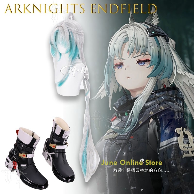 Anime Cosplay Kostuums Arknigh - Cosplay Anime White Hair recensie en prijs