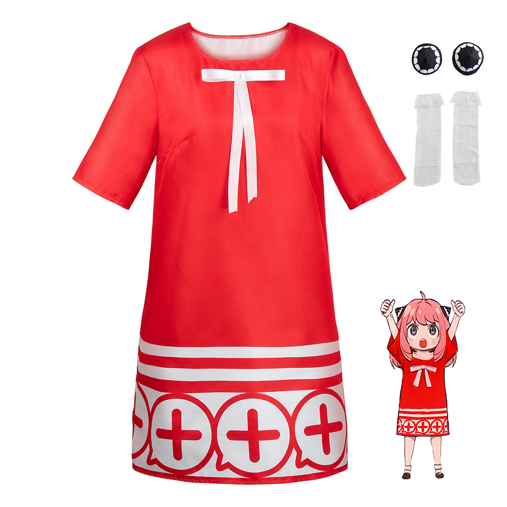 Anime SPY X FAMILY Anya Forger - Anime Cosplay With Red Hair recensie en prijs