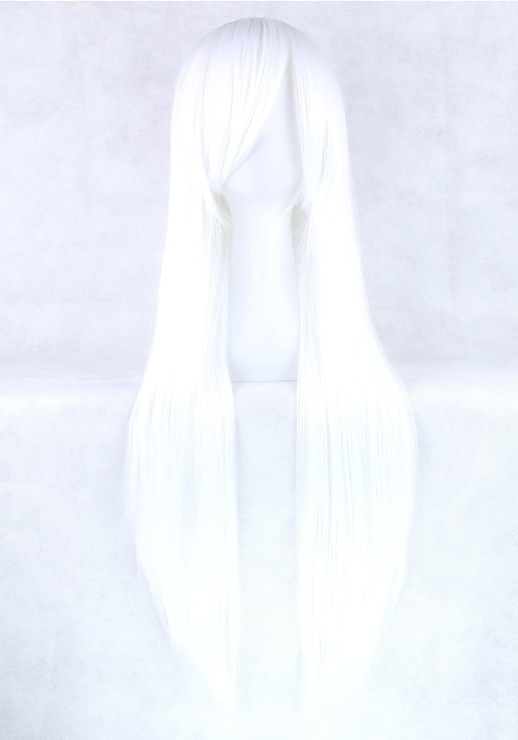 80 cm lange rechte natuurlijke - Cosplay Anime White Hair recensie en prijs