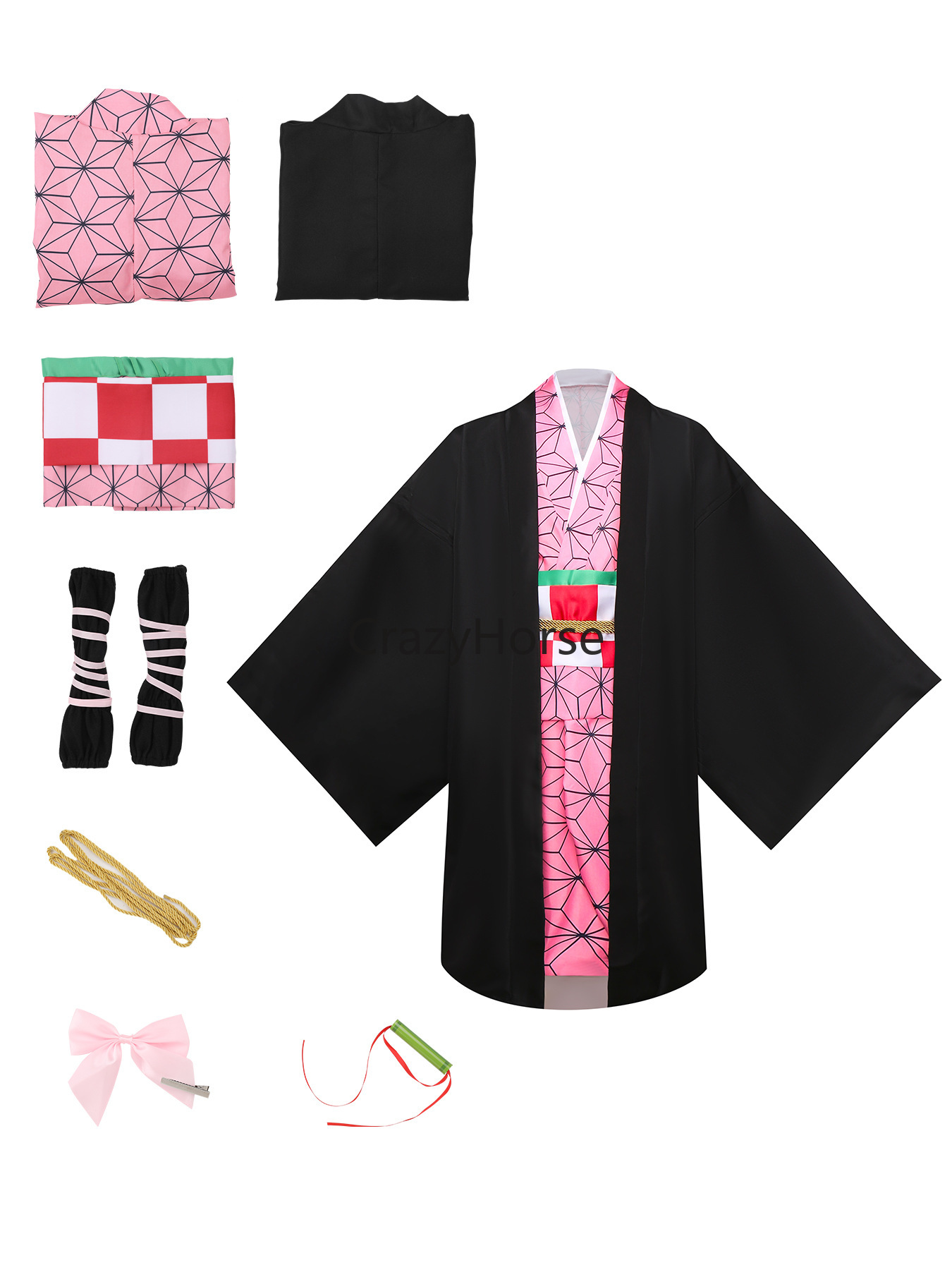 Volwassenen Tanjiro Kamado Nez - Anime Cosplay Nezuko recensie en prijs